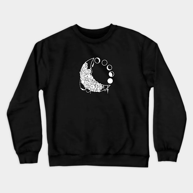 Phases of the Moon Crewneck Sweatshirt by TheArtsthete